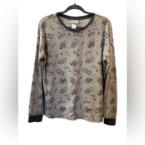 Harry Potter Women’s Wizarding World Cozy Pajama Top Shirt Size:  Small